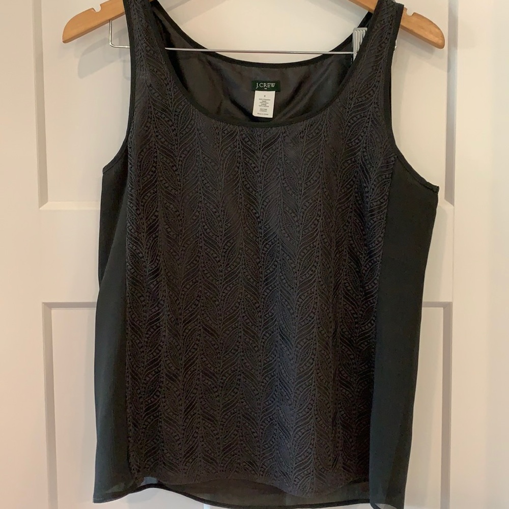 J.Crew Lace Front Tank Top